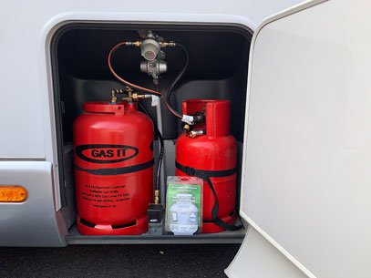 Lincoln motorhome GasIT and Calor installed